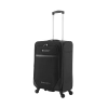 Średnia walizka Saxoline Soft czarna 48l